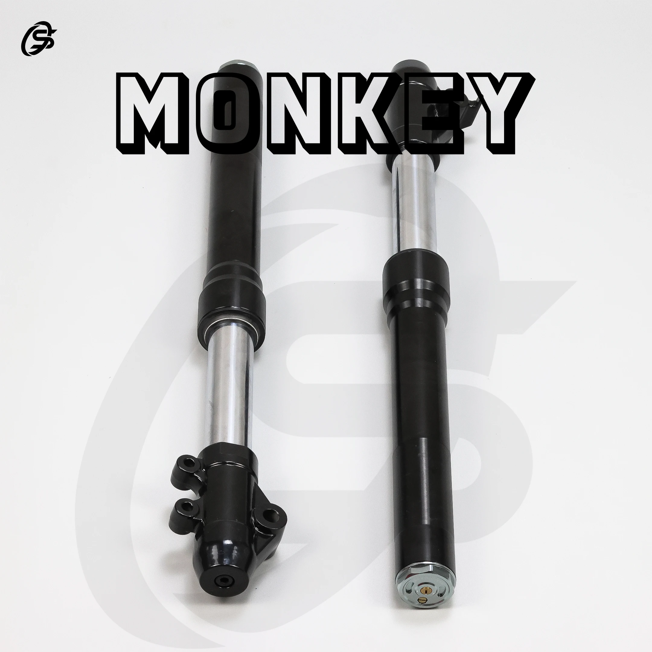 Shock Absorber 45mm Monkey Z50 Front 45mm Black Shock Sbsorber Rebound Speed Adjustable Motorcycles Suspension Monkey Z50 Parts