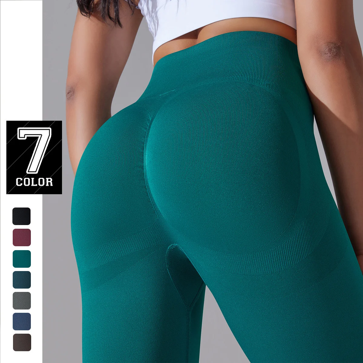 Women Yoga Leggings Hips Lifting Gym Leggings Seamless Sport High Waist Sexy Fitness Leggings Bubble Butt Workout Running Pants