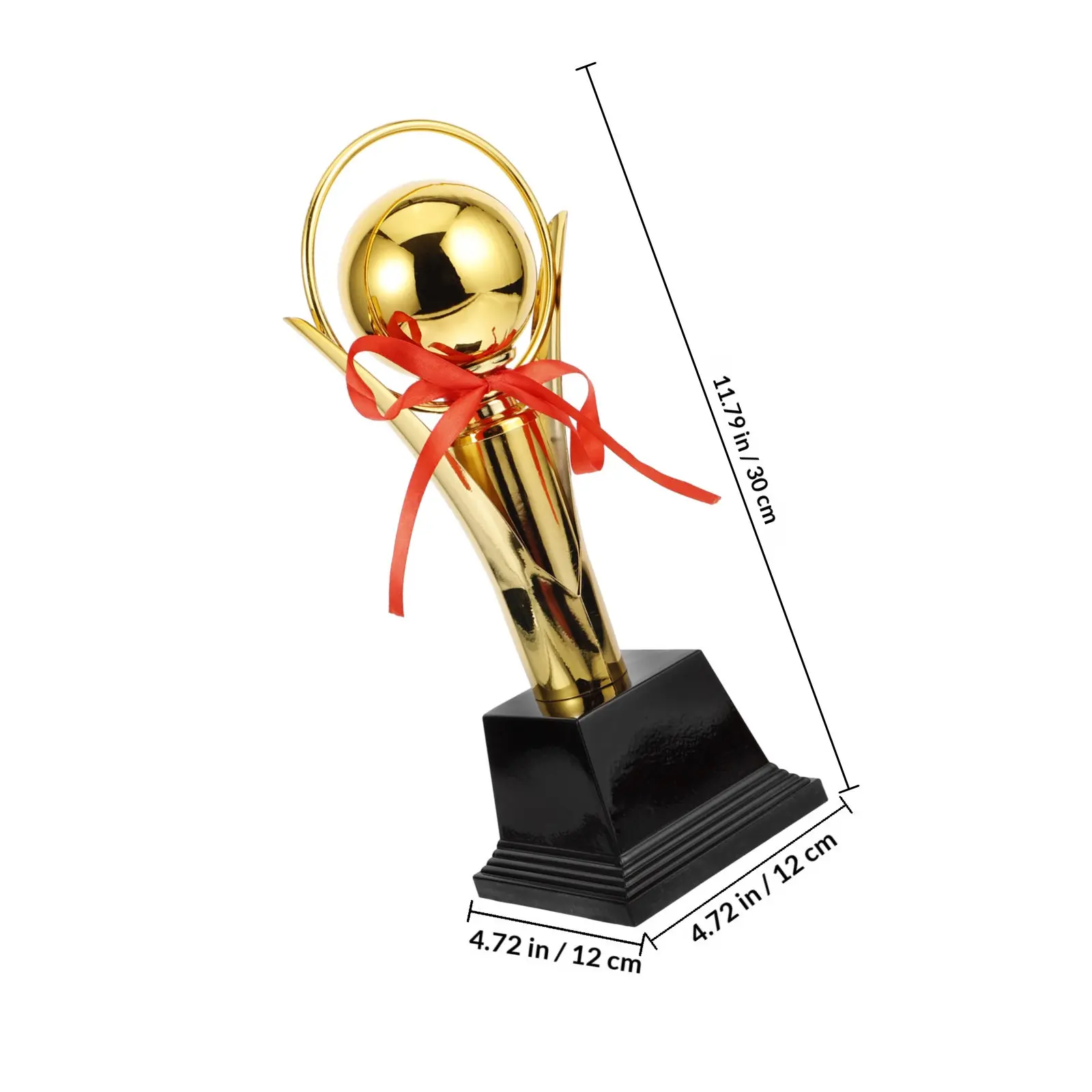 Golden Metal Trophy Cup for Students, Sports Events, Competitions, Parties – Award Prize or Teaching Gift
