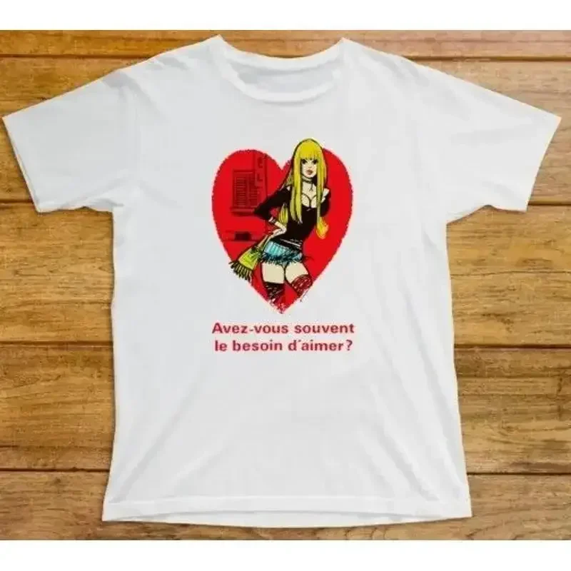 French Heart Lady T Shirt 538 La Graviosa Maid Sexy Do You Often Need To Love
