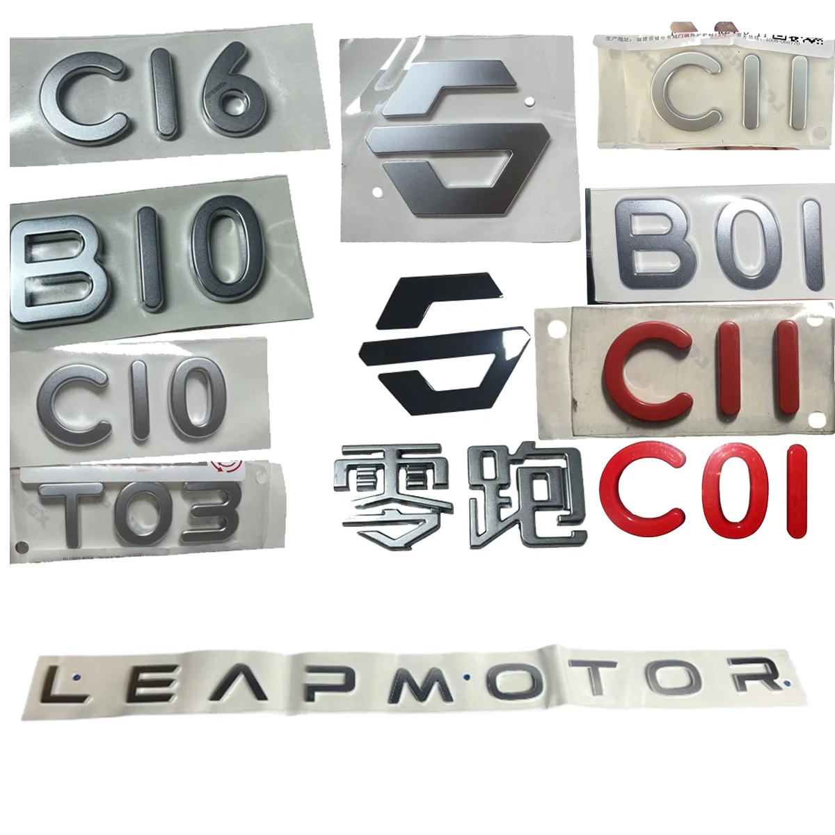 

Front Rear Grille Emblem Logo Badge For Leapmotor C10 C01 T03 C11 B01 B10 C16 Car Exterior Decoration Accessories