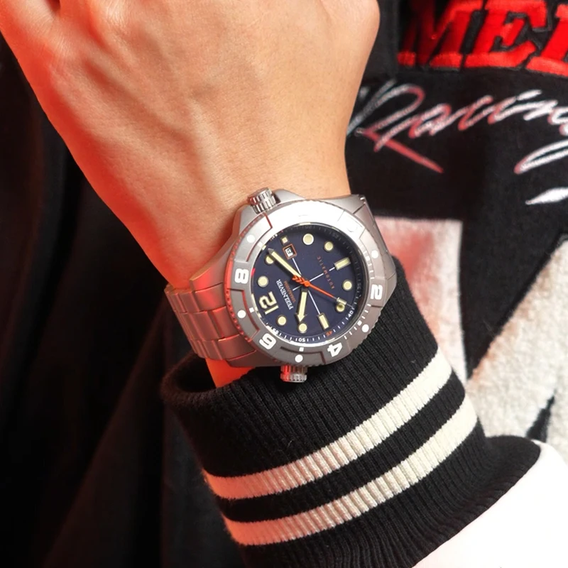 FEELNEVER Professional Automatic Watches Men LIGE Military Dive Luxury Men Watch Waterproof Luminous Mechanical Wristwatch Reloj