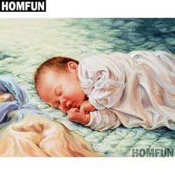HOMFUN Full Square/Round Drill 5D DIY Diamond Painting 