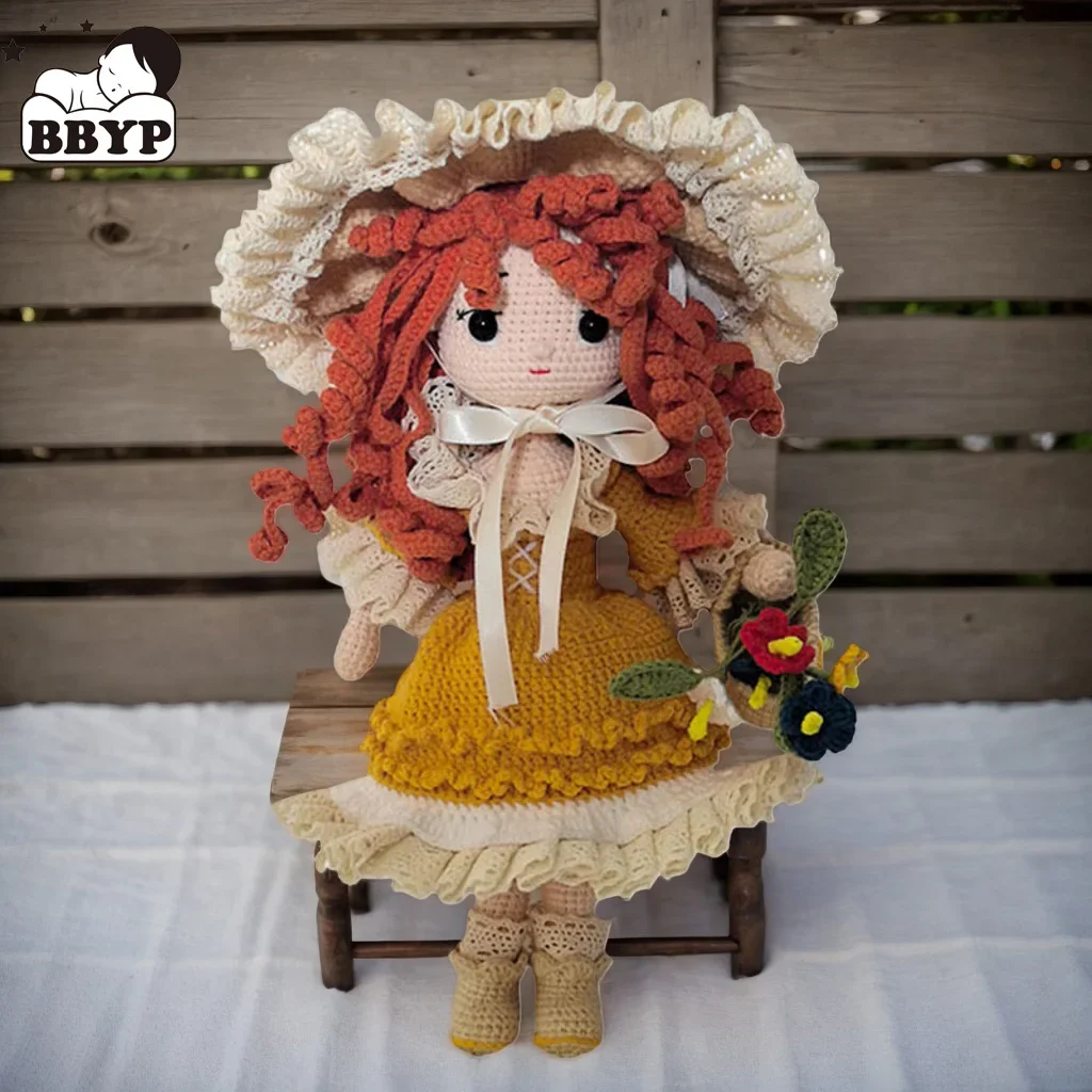 اليدوية الحياكة دمية الكروشيه إيما بنات الكروشيه الدمى للمنزل اكسسوارات نمط الحرفية لعبة الحلي