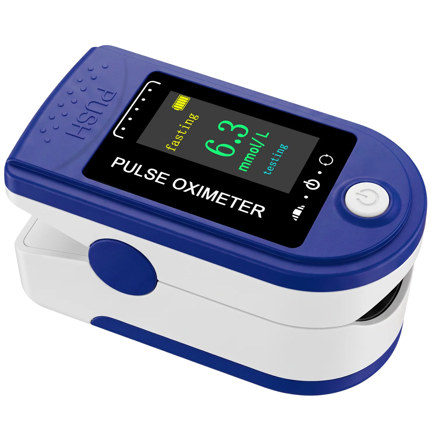 Portable 2IN1 Non‑Invasive Blood Glucose Meter Pulse Oximeter Home No Need Prick Glucometer Fingertip SpO2 Heart Rate Oximetry gallery 3