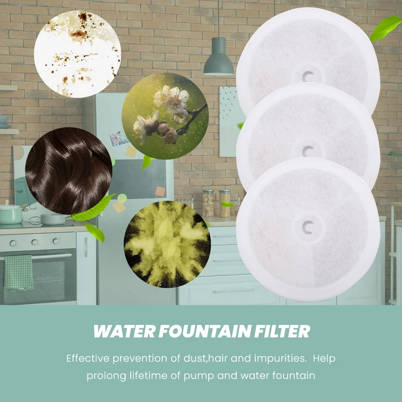 For PETKIT Filter Units 3.0 For Pet Water Fountains Eversweet 2S/3/3 Pro Eversweet Solo/Solo SE Replace Fountain Filters