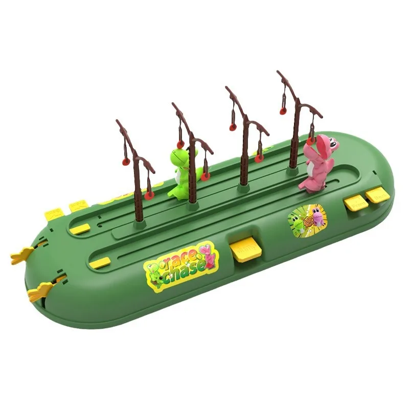 Hot Sell Running Board Game Toys Cartoon Dinosaur Miner Doll Two Person Competition Party Game Toys Best Table Game Gift for Kid