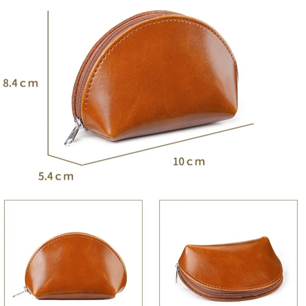 Tragbare PU-Leder-Herren-Geldbörse, Haspe, Reißverschluss, Clutch, einfarbig, Null-Geldbörse, Vintage, mit lockerer Wechsel, Aufbewahrung, Kartentasche