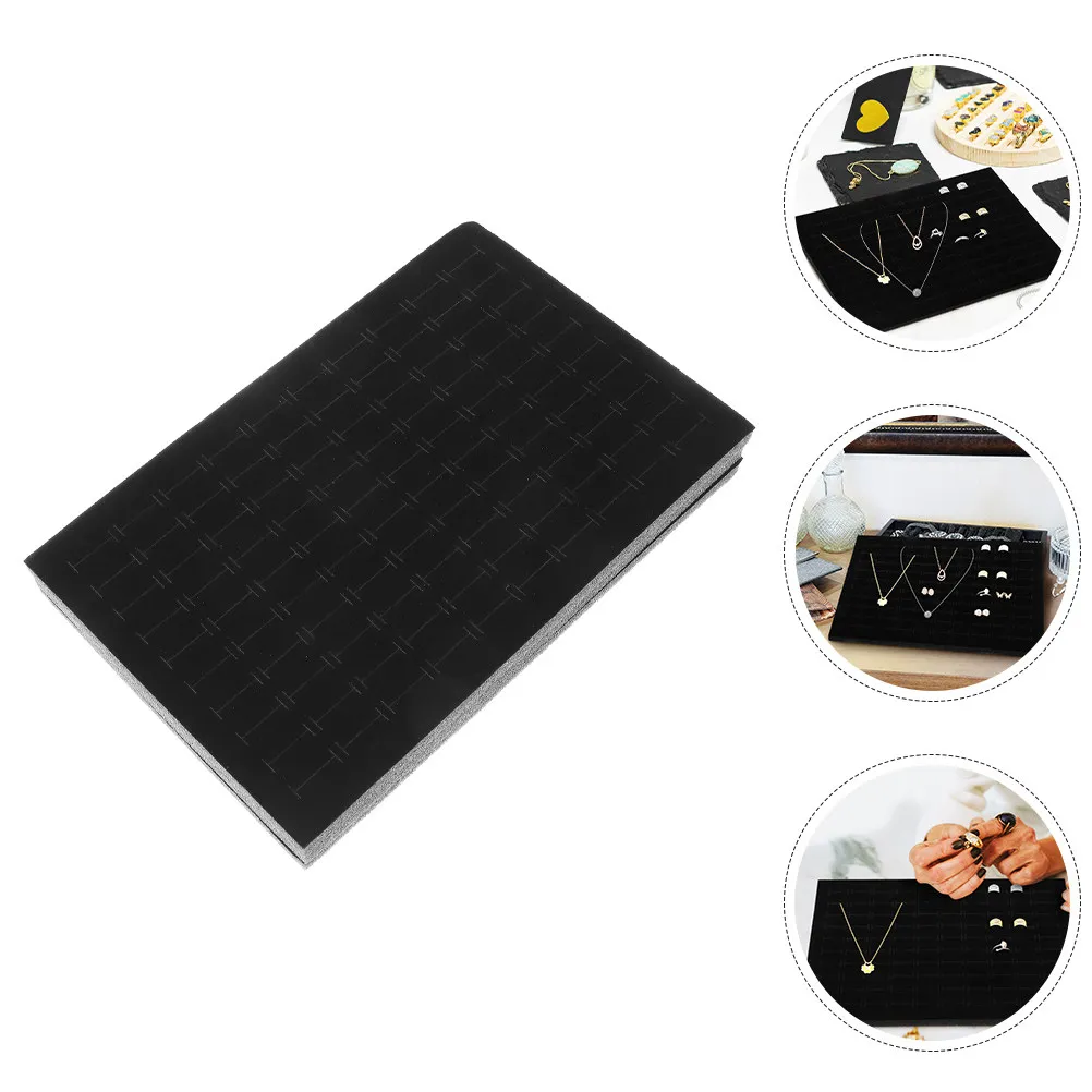 

6Pcs Jewelry Box Sponge Pads Soft Cushion Inserts for Rings Earrings Display Storage Mat Organizer Tray Ear Clip Accessories