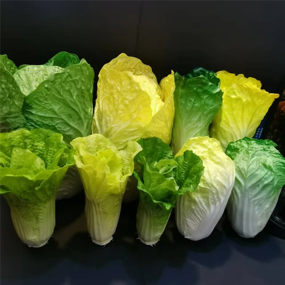 

fake simulation vegetables artificial hotel restaurant store shop decoration chinese leaves Pakchoi Cabbage vegetables model
