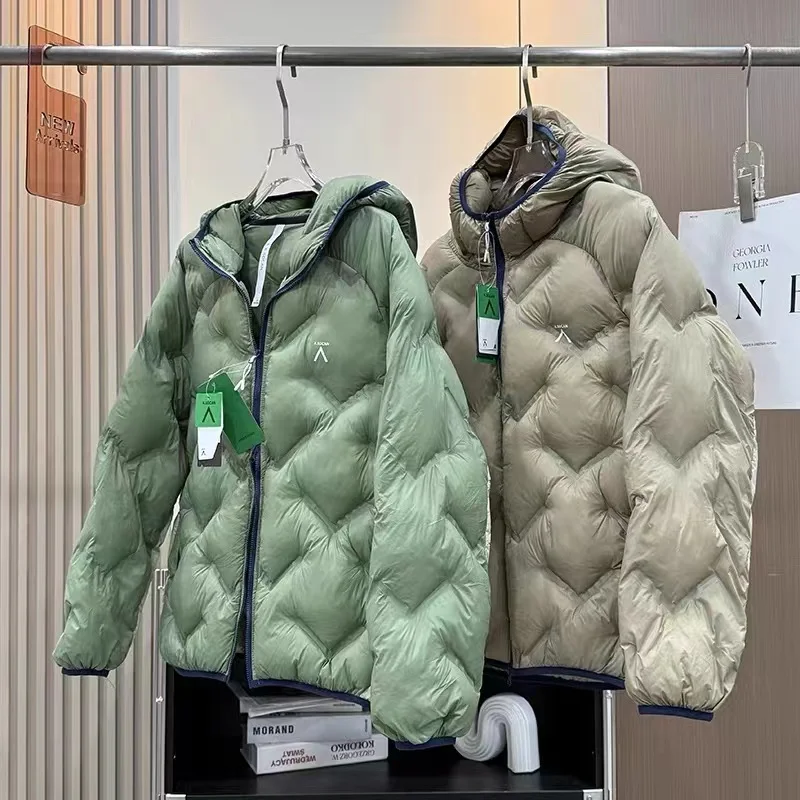 

Couple's Lightweight Outdoor Water-Resistant P-Cotton Hooded Jaet Thermal Loing Color Blo Cotton Coat for Youth