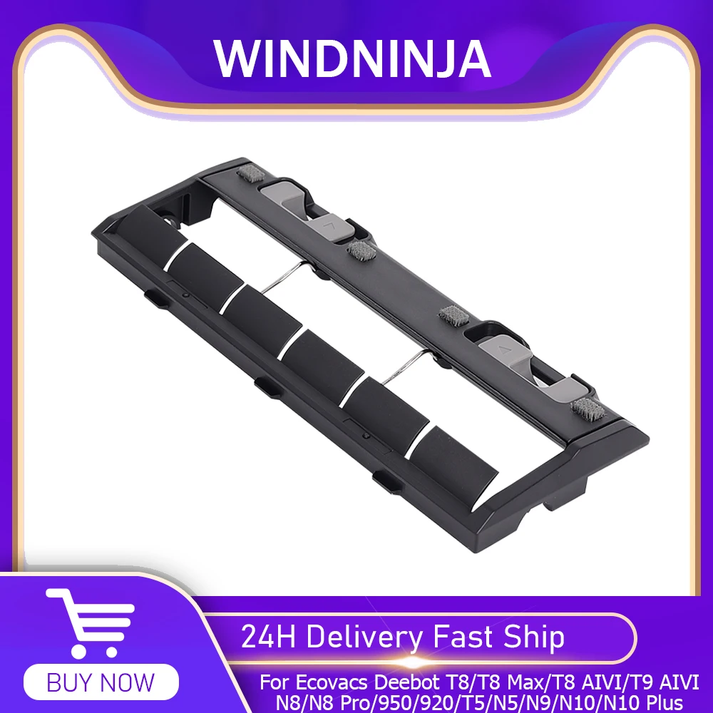 Cubierta de cepillo de rodillo principal para Ecovacs Deebot T8/T8 Max/T8 AIVI/T9 AIVI/N8/N8 Pro/950/920/T5/N5/N9/N10/N10 Plus pieza de Robot de barrido