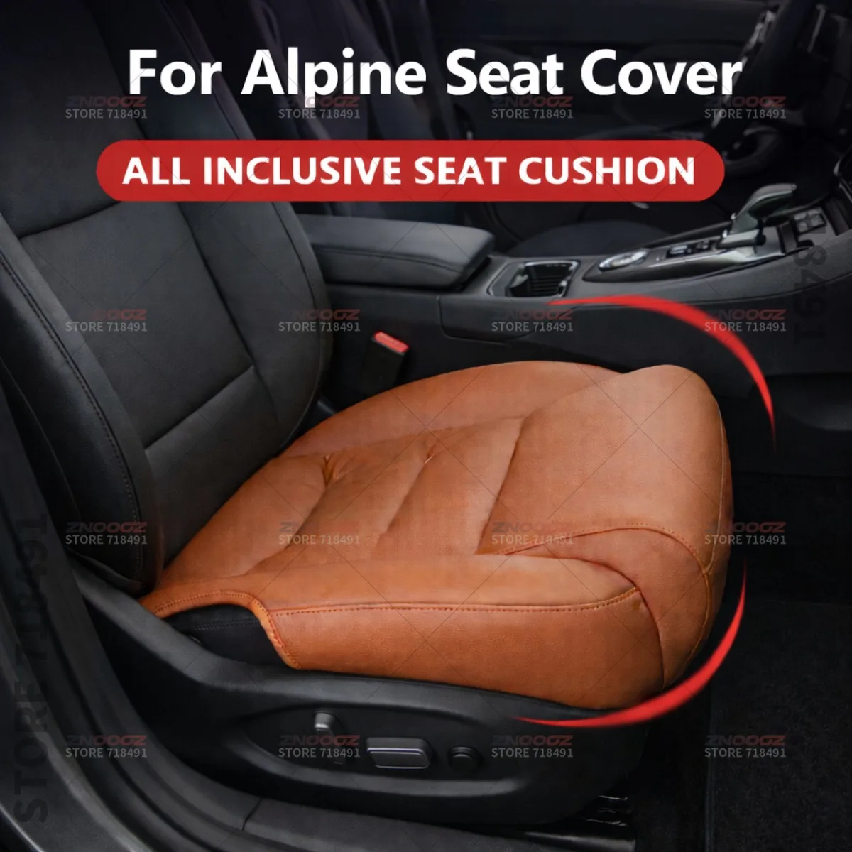 

Подушка-удлинитель для сиденья автомобиля Alpine A110 A290, накладка на сиденье с эффектом памяти, аксессуары для интерьера