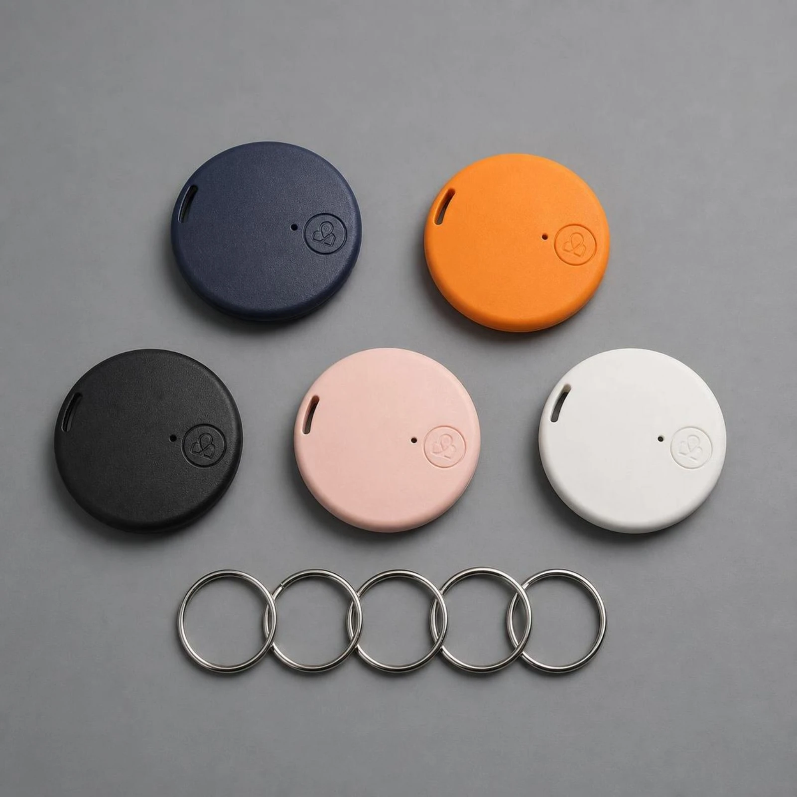 5 Pieces Bluetooth Tracker Wireless Anti-Lost Device Tracker Tag Lightweight Locator Tag Smart for Pets, Keys, Bags