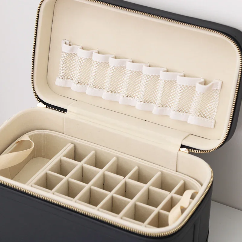 66 Slots Essential Oil Case for DoTERRA Case for 15ml 10ml Essential Oils Bottles Perfume Bottle Storage Case Hanging Organizer