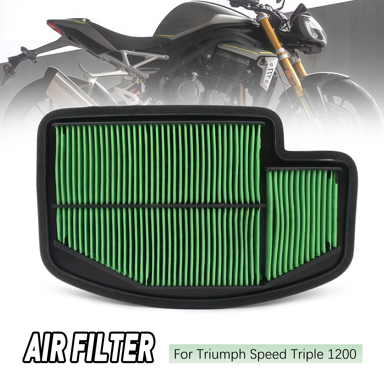 

Motorcycle Engine Intake Cleaner High Quality Air Filter Element Replacement For Triumph SPEED TRIPLE 1200 T2205748