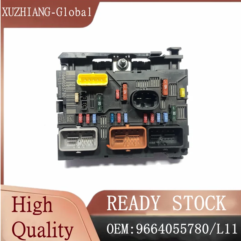 

9664055780 9661708280 9661087080 9659741880 966405580 6500FH Car Fuse Box Unit Assembly BSM-L11/L04 For Peugeot 307 Citroen C4