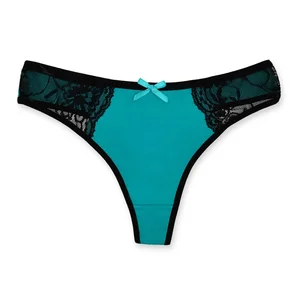 السيدات القطن سيور سراويل نسائية Culottes مثير G سلاسل ملابس داخلية النساء الملابس الداخلية الراحة لينة منخفضة الارتفاع سيور 5pcs / الكثير أفضل 10 سراويل داخلية للمبيعات مع ثقب - رقم 10