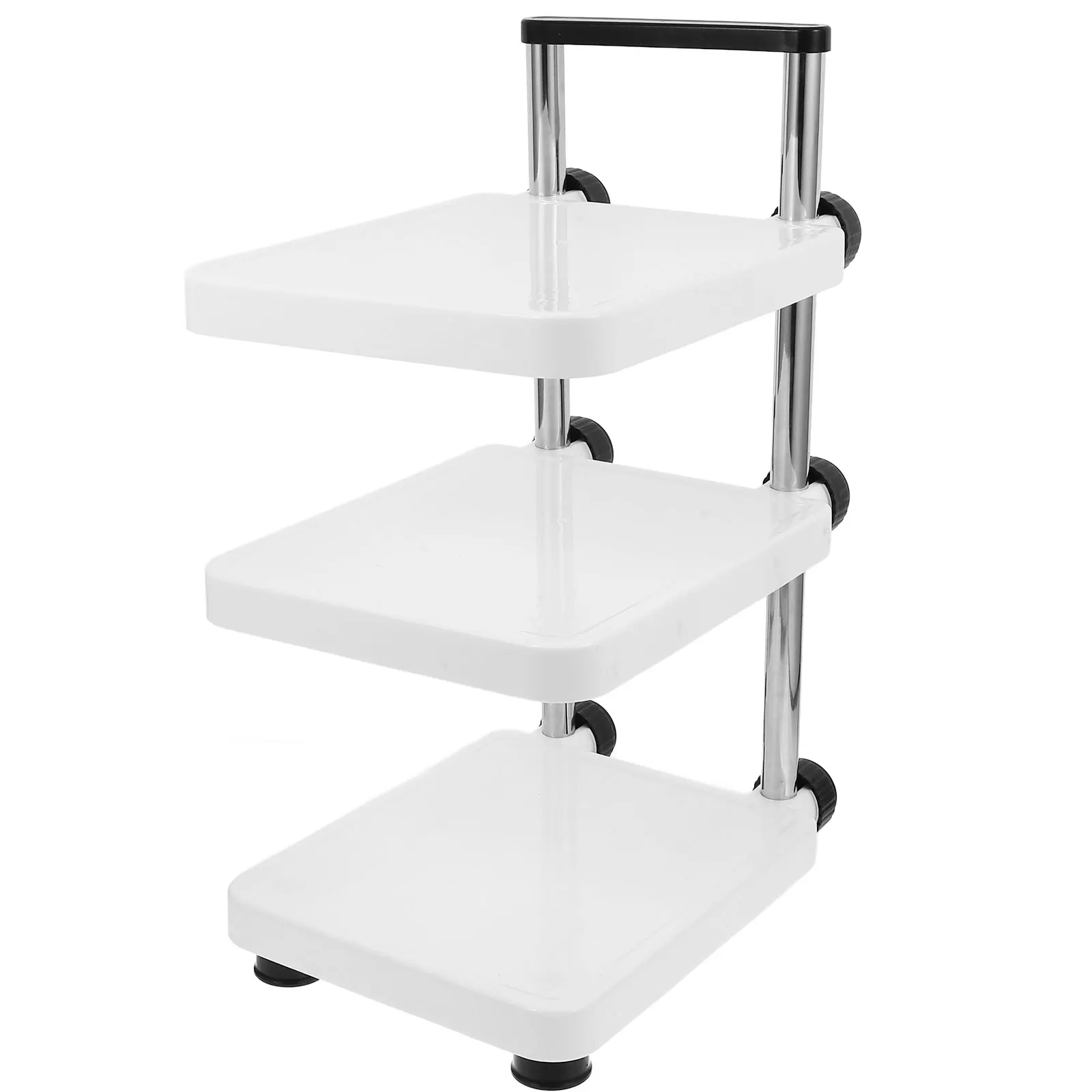 

Heavy Duty Kitchen Countertop Multi-Layer Pan Organizer Non-Slip Stainless Steel Cookware Holder For Home Use Household