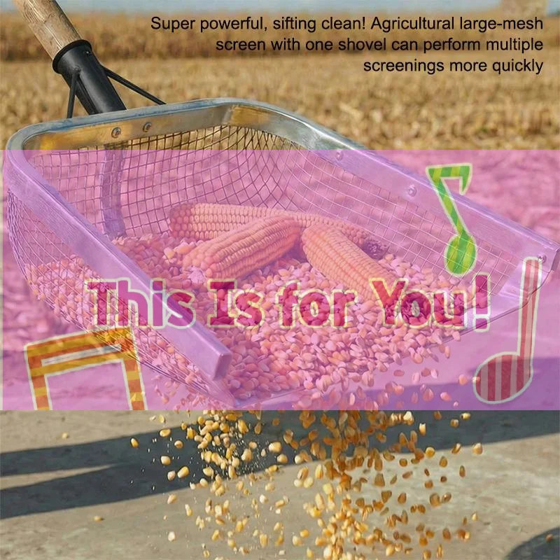 【HMA】1Pc Metal Soil Sifting Mesh Easy Grip Effectively Captures Sand Rocks Compost And Wood Chip Farm Tools Garden Tools