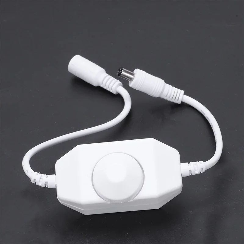 3X 12V / 24V 6A LED Dimmer Controller Adjust Brightness For Easy Color Clear, White-B91B