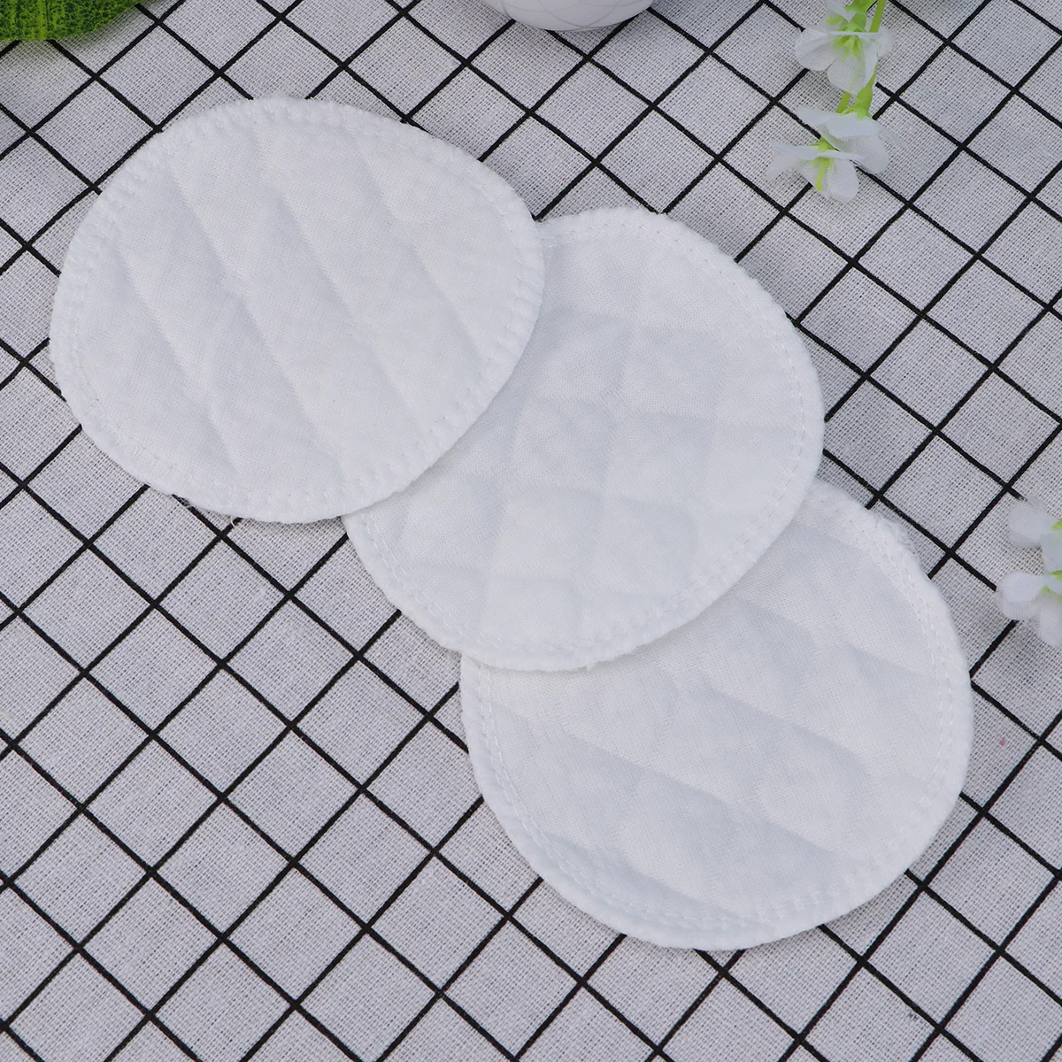 20 قطعة منصات الرضاعة الطبيعية القطن ماصة مانعة للتسرب قابل للغسل منصات التمريض مريحة تسرب حليب الأم حامي #4