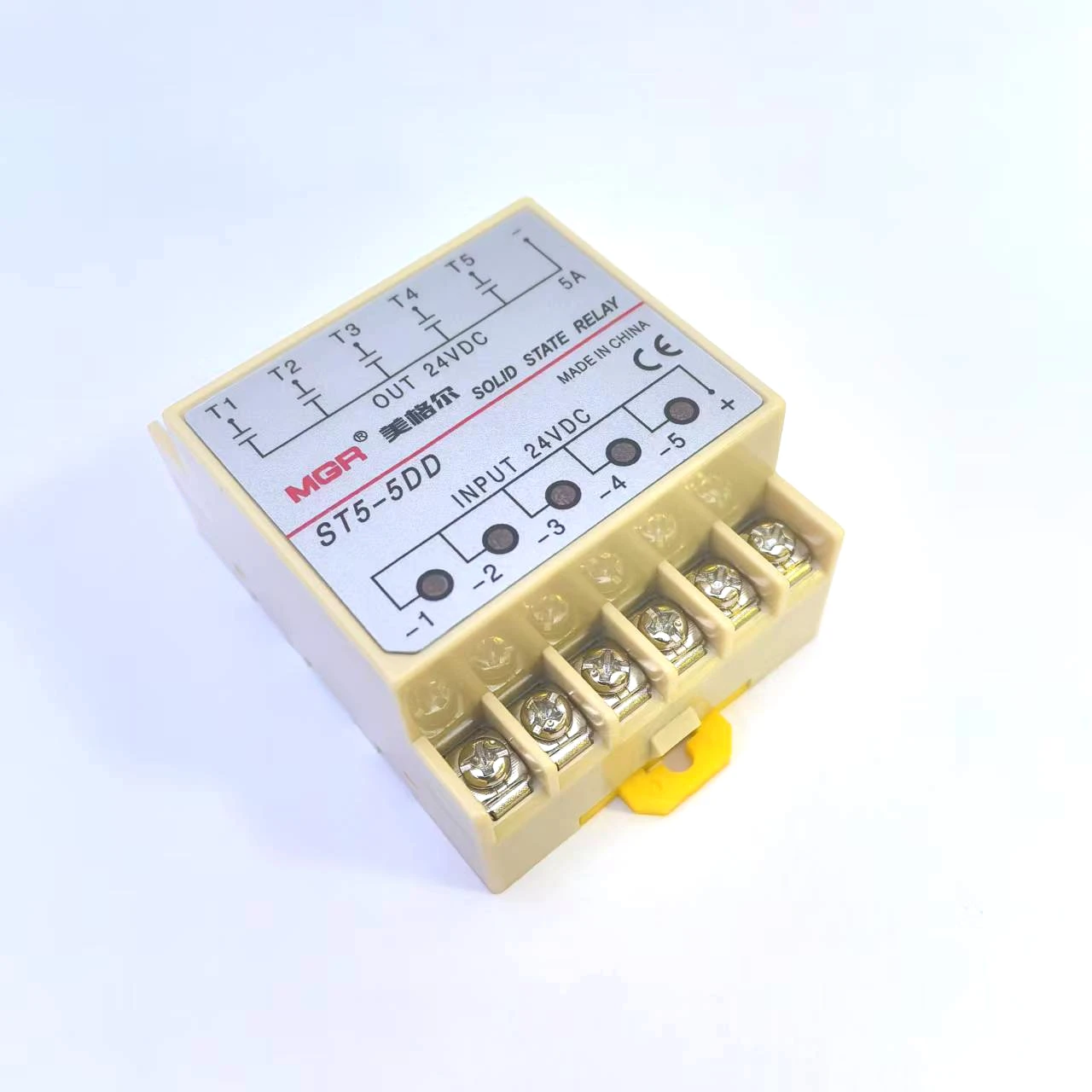PN5-10DA Input DC Output AC ST5-5DD Input/Output DC 5 Groups Din Rail Quintuplicate Five Single Phase DC Solid State Relay