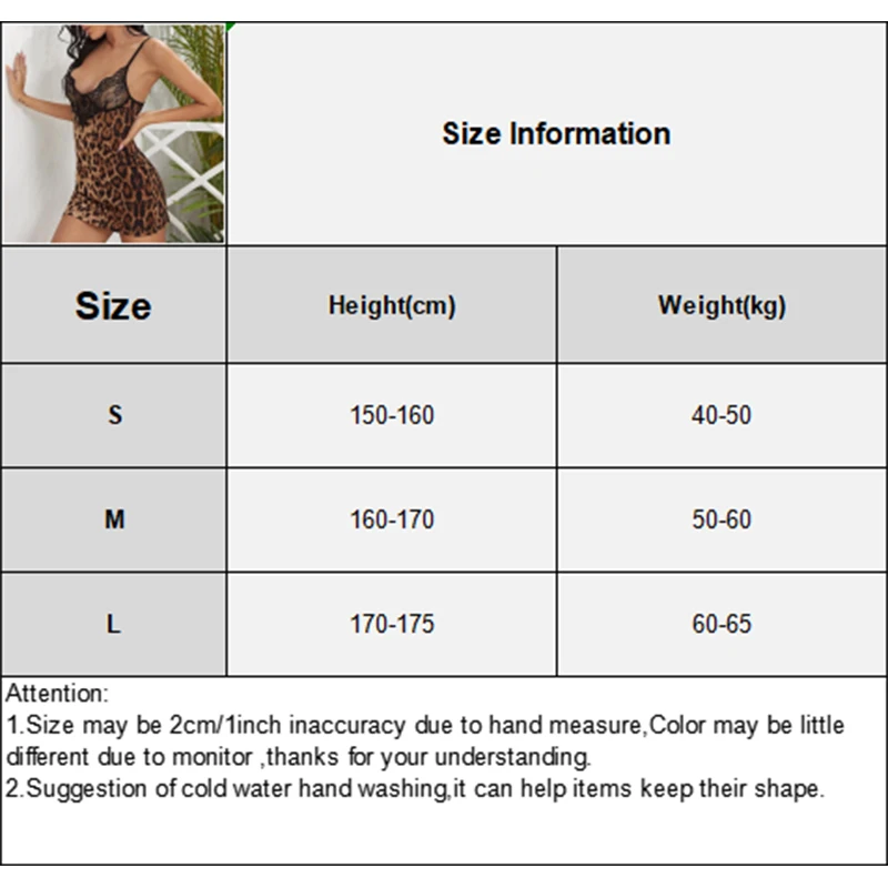 Fashion Casual Sexy Leopard Print V-Neck Lace Splicing Nightdress For Women