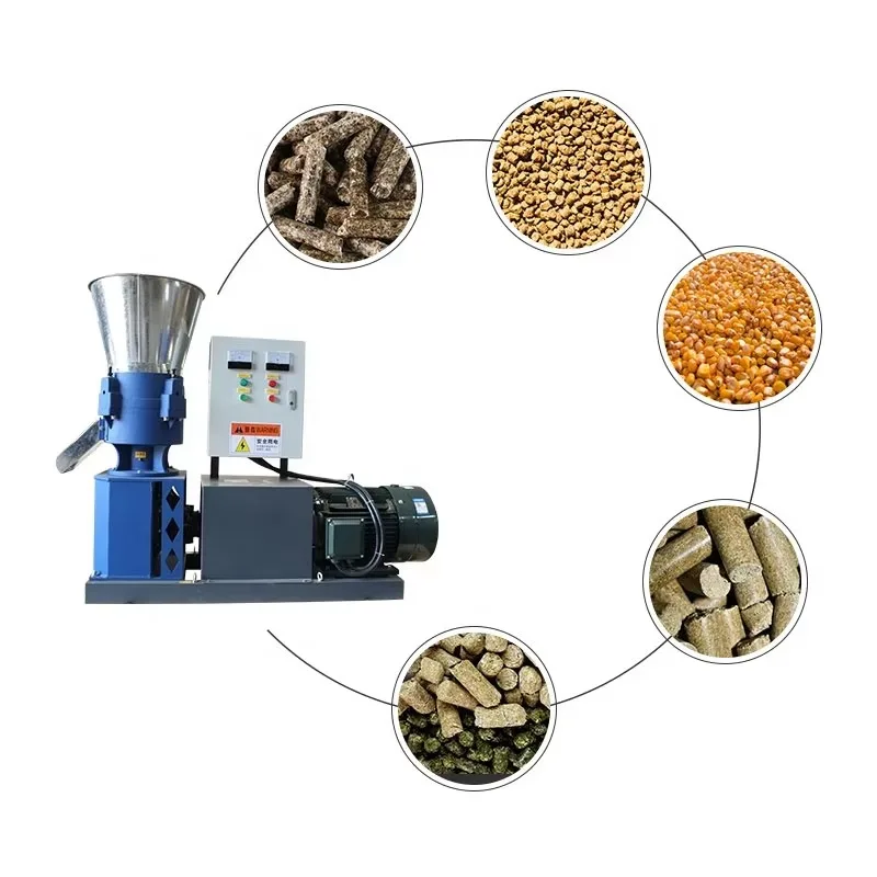 Máquina de pellets de biomasa para alimentación animal, económica y práctica, adecuada para pollo, pato, cerdo, ganado y ovejas