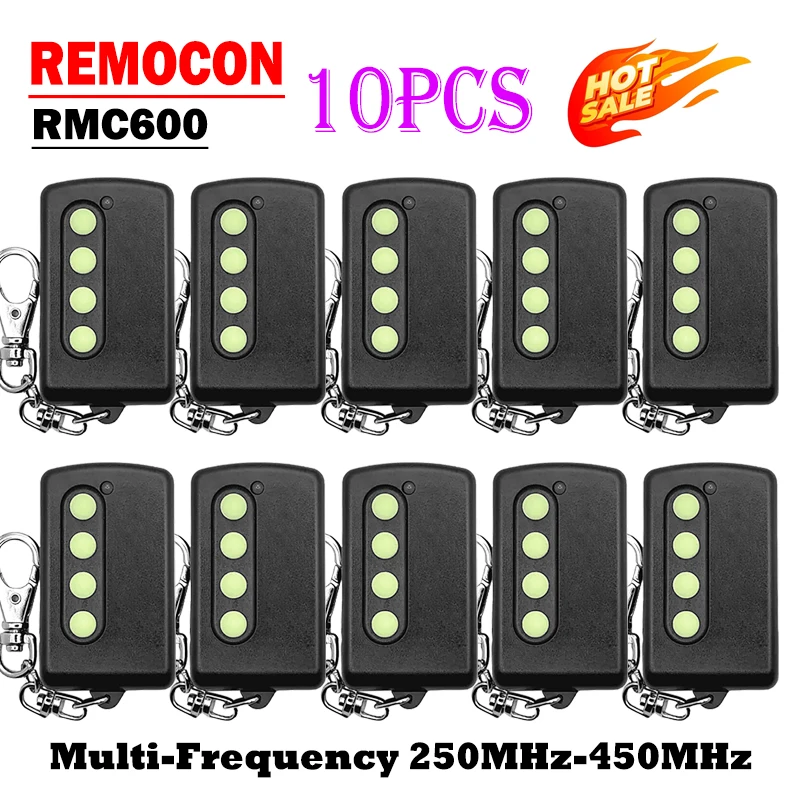 REMOCON RMC-600 RMC600 LRT-1 Fernbedienung Garagentoröffner 250 MHz-450 MHz Festcode Einstellbare Frequenz Handsender