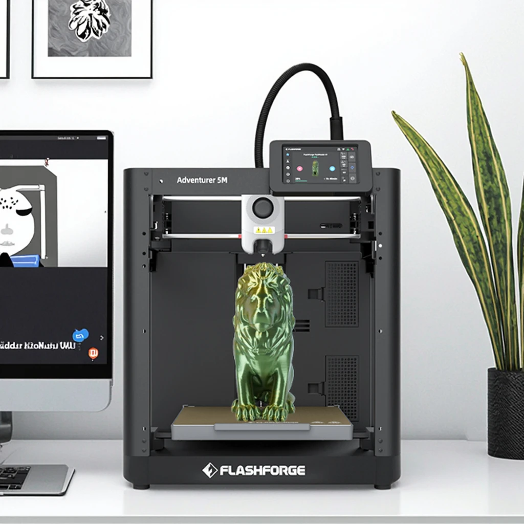 Adventurer 5M Pro New 1 Year Warranty PLA DIY Prototyping 3D Printer 220x220x220mm Build Volume Fully USB/WiFi/Ethernet
