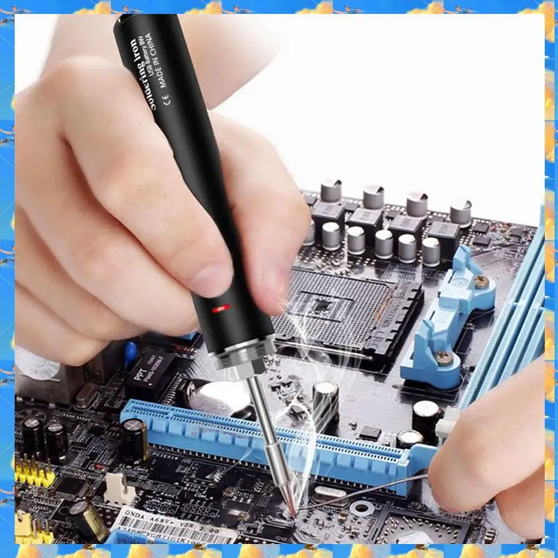 FTS USB はんだごて充電 USB 電気はんだごて 18650 リチウム電池サードギア作業温度切り替え