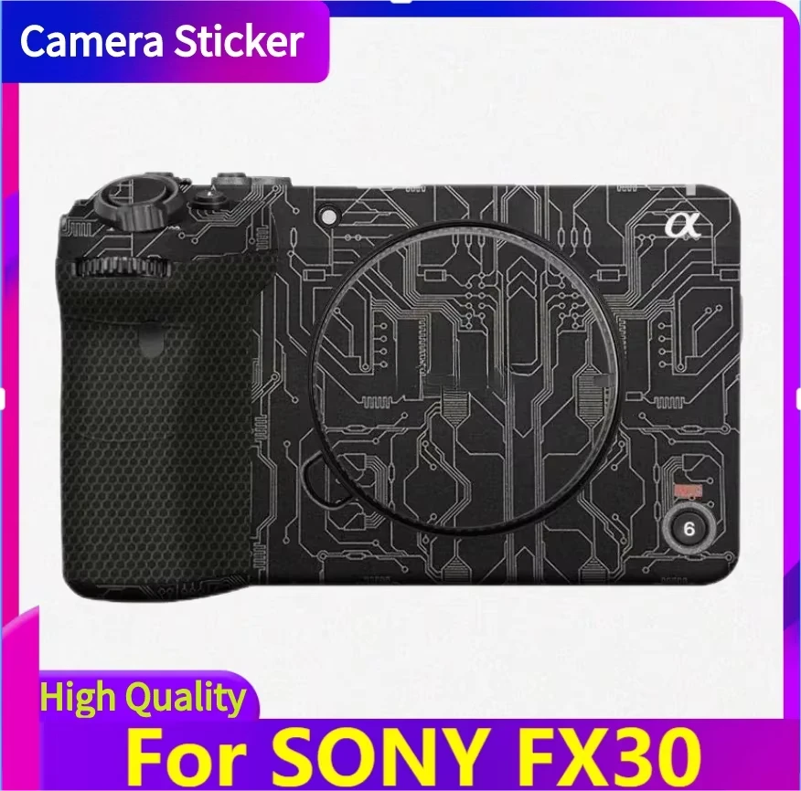 

For SONY FX30 Camera Sticker Protective Skin Decal Vinyl Wrap Film Anti-Scratch Protector Coat ILME-FX30 FX 30