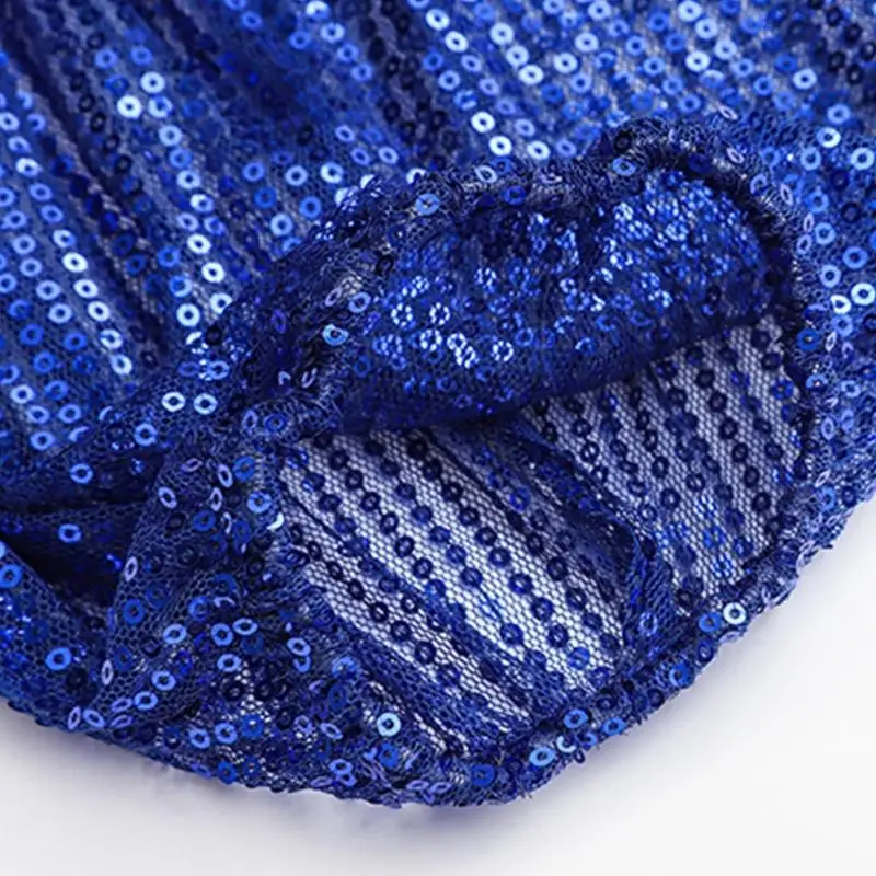 652F أكمام الساق متوهجة الترتر المتلألئ الأصفاد المرنة جهاز تدفئة الساق للعروض المسرحية وعروض الرقص الرسمية #1