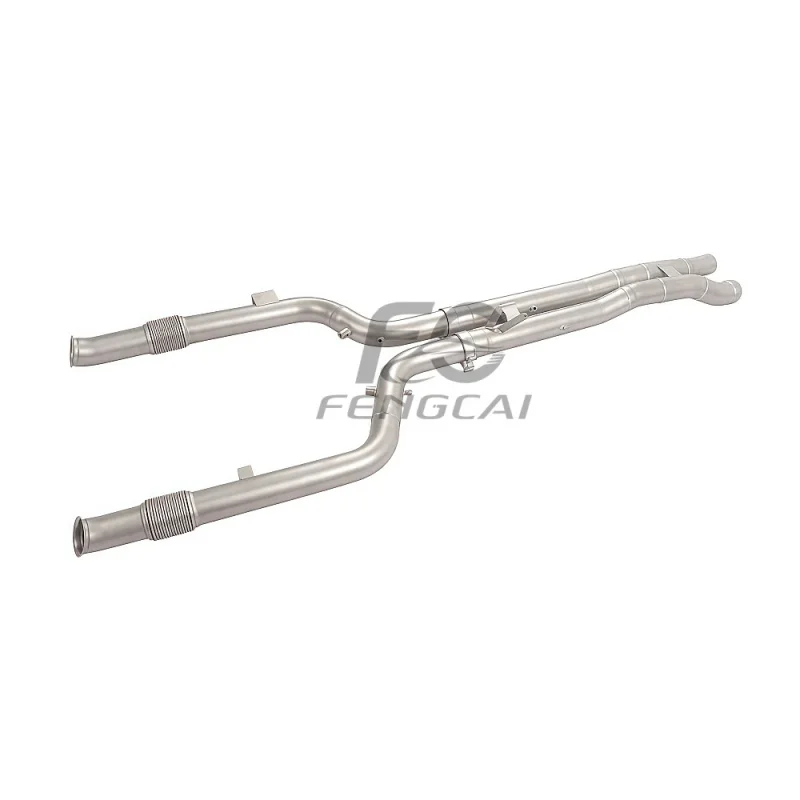 High Flow SUS304 Exhaust Midpipe for Mercedes GLC43 AMG 3.0t 2021+ Performance Exhaust Pipes Exhaust System Power Upgrade