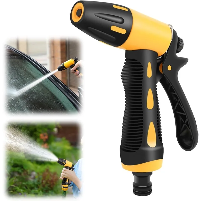 10M Telescopic Water Pipe with High-pressure Nozzle Car Washing Tool Set Extension Hose Water Hose for Garden Pressure Cleaner