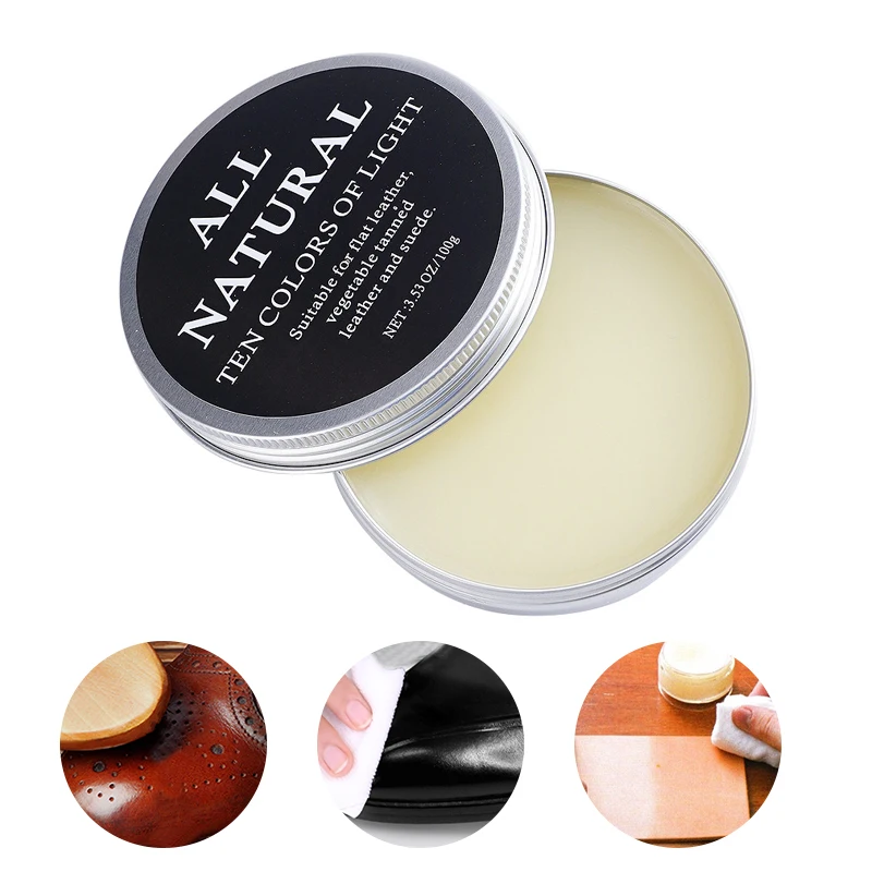 30ml/100ml Mink Oil Cream For Leather Shoes Bags Leather Care Cream Leather Maintenance Cream Leathercraft Accessories