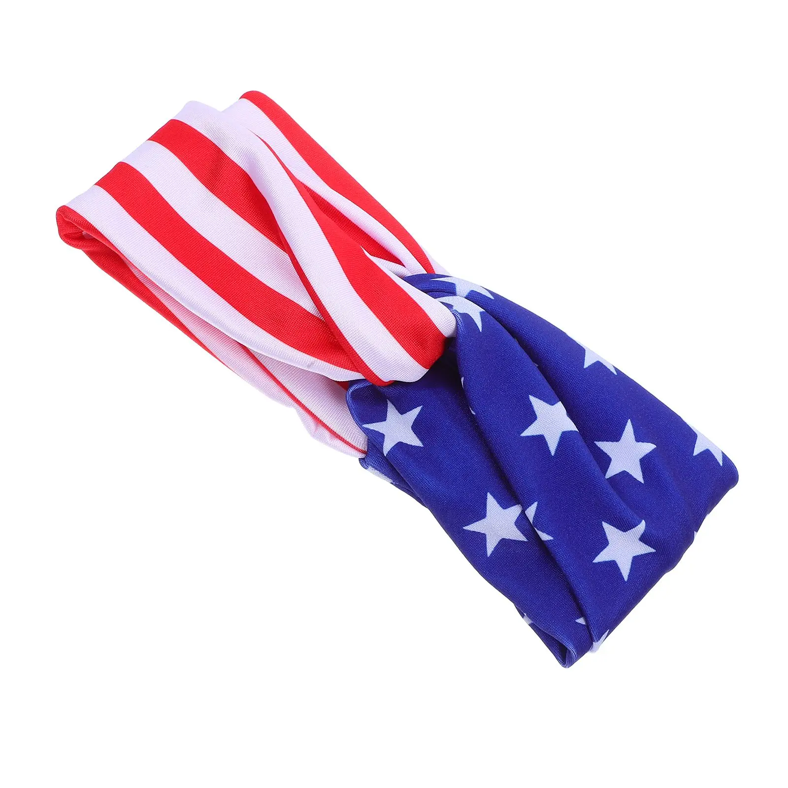 

Flag Headband Elastic Breathable USA Design Headwear Patriotic Headwrap Accessories Head Wrap Headband Hair Tool