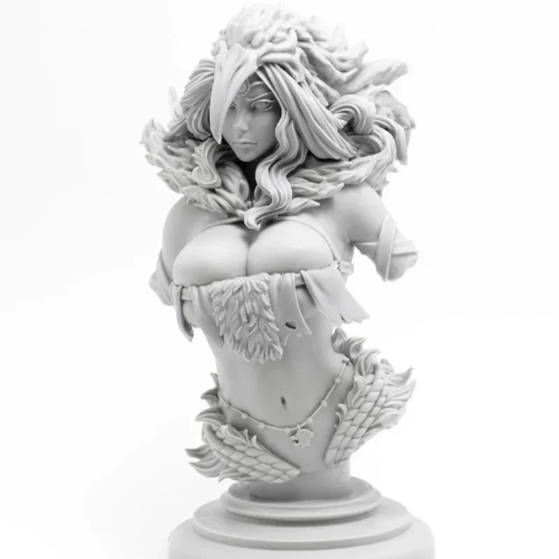 

Other Proportion Die Casting Resin Figure Assembly Model Kit Lion Female Bust Unassembled Unpainted Miniature Statue