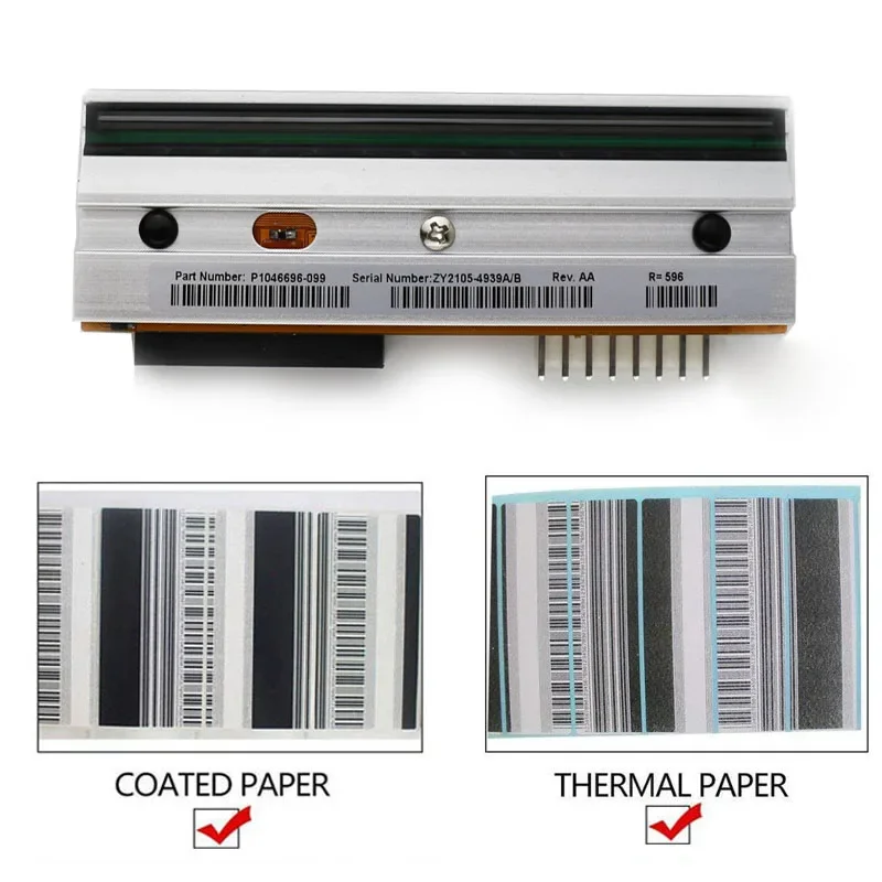 New A  Quality Thermal Printhead P1046696-099 For Zebra ZE500-4 203dpi Barcode Printer Head,Warranty 90days