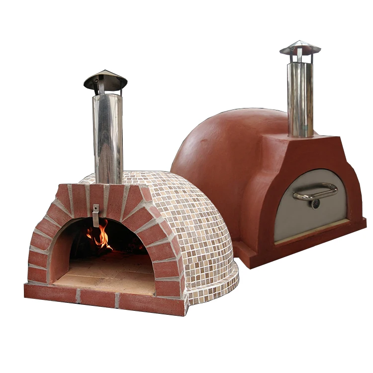 HH*Charcoal Gas Brick Barbecue Kiln Popular Italian-Style Wood-Fired Pizza Ove