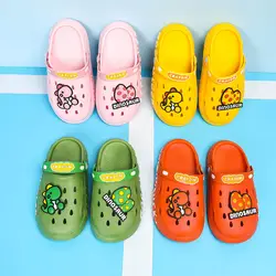 Zapatos para bebés, zapatillas de dinosaurio para niños y niñas, zapatos de agua de playa de calidad barata, sandalias bonitas, zuecos para niños, 2023