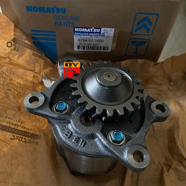 Pompa minyak 6154-51-1000 6154511000 Ass'y  PC400-7 ekskavator Pump pompa minyak