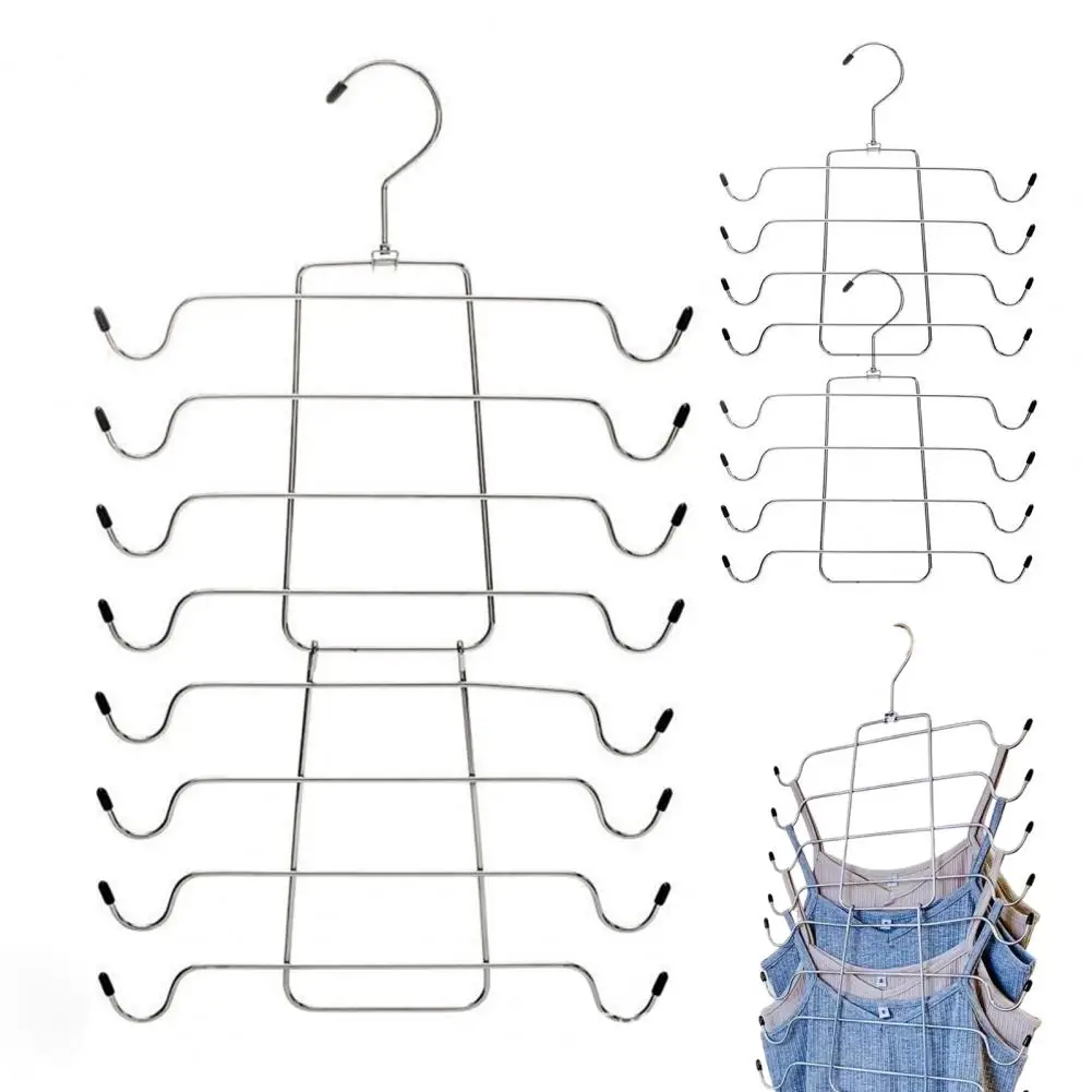 1/2Pcs Tank Top Hanger Closet Organizer Strong Non-Slip Design Space Saving Bra Scarves Hanger