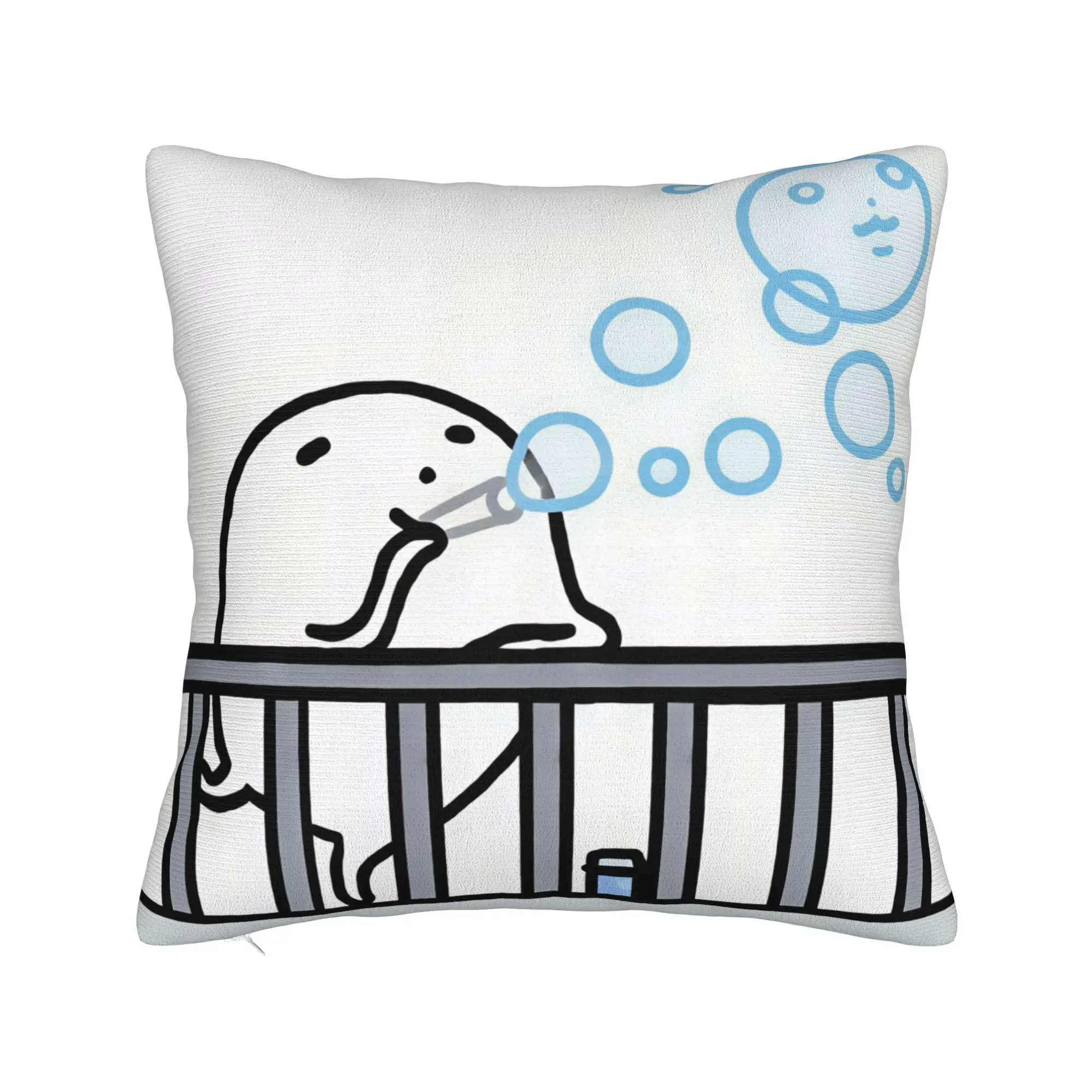 Cute P-Pumupuz Pillow Case  Cute Funny Pillow Cover Comfy Pillowcases For Office Car Home Decor