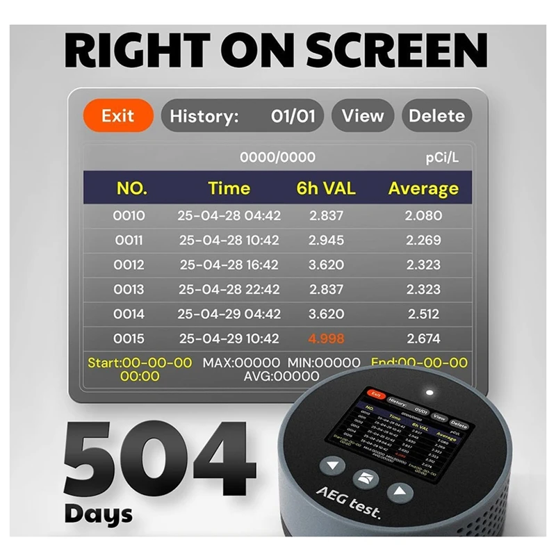 1085 Radon Detector…