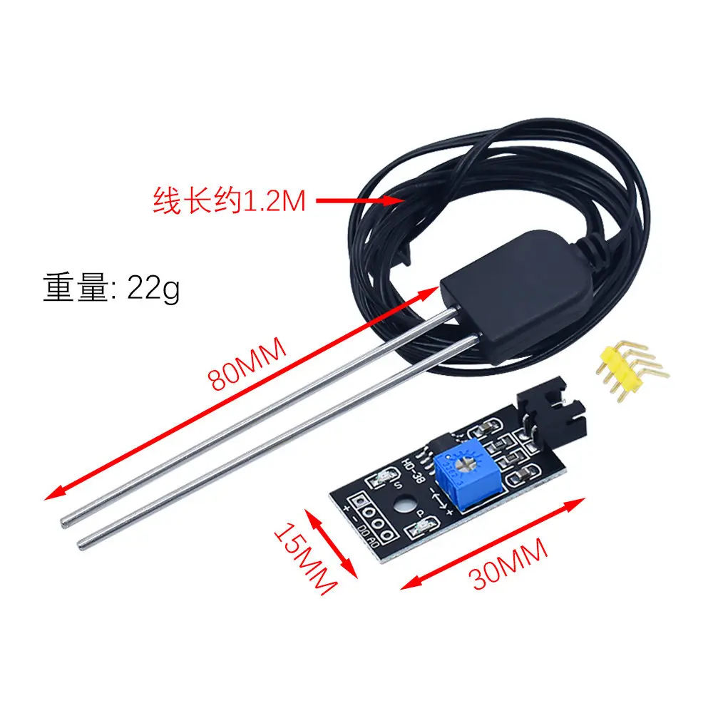 Soil Moisture Module / Soil Humidity Detection / Soil Moisture Detection / Corrosion Resistant Probe, MOQ 2 Pcs