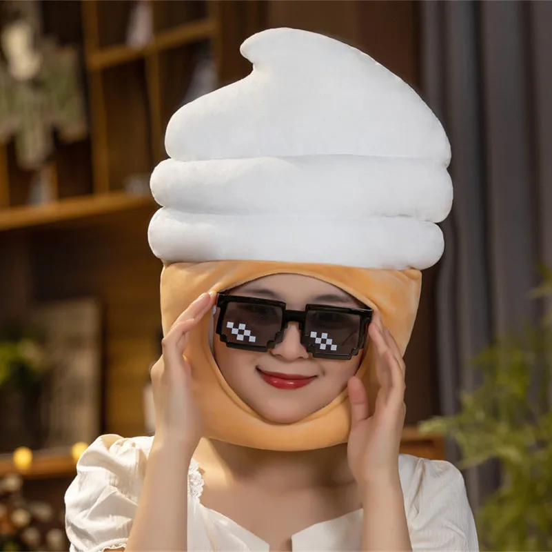 참신하고 재미있는 로켓 모자 따뜻한 봉제 장난감 맥주 모자 소녀와 소년을 위한 따뜻하고 재미있는 모자 크리스마스 선물 필수품