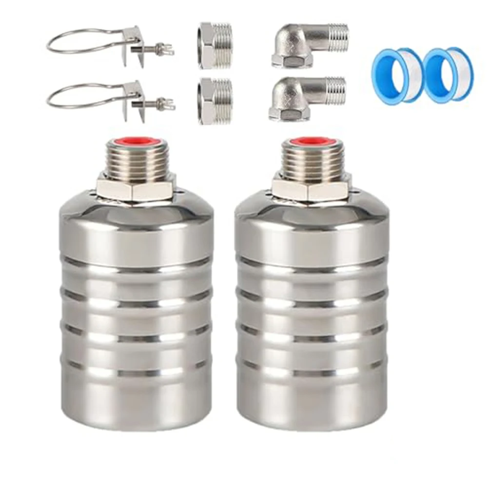 304 Stainless Steel Automatic Float Valve System to Regulate Water Levels in Residential and Agricultural Settings