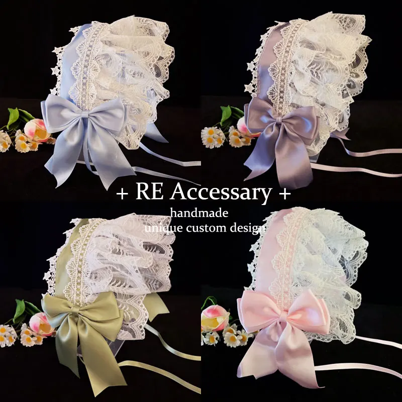faixa-de-cabelo-lolita-com-laco-de-renda-uniforme-de-empregada-multicolorido-estilo-japones-versatil-para-meninas-e-mulheres